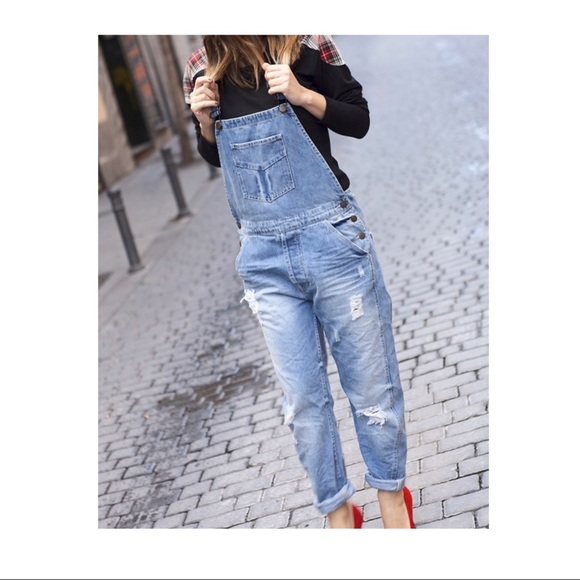 Zara Jeans Zara Denim Jumper Poshmark